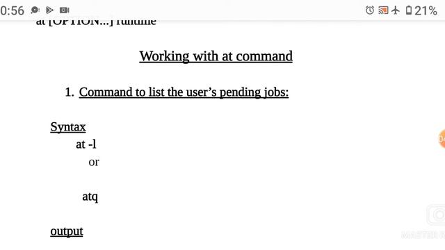 Process scheduling commands-Part 1 смотреть онлайн