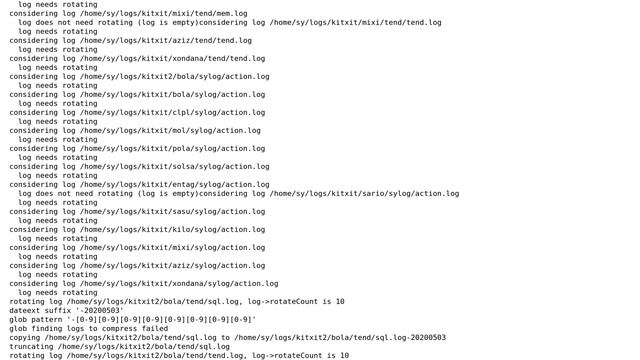 Unix & Linux: Why am I still seeing old log files and not having new ones? смотреть онлайн