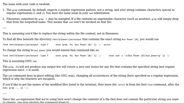 Unix & Linux: Replace string with spaces in entire directory (2 Solutions!!) смотреть онлайн