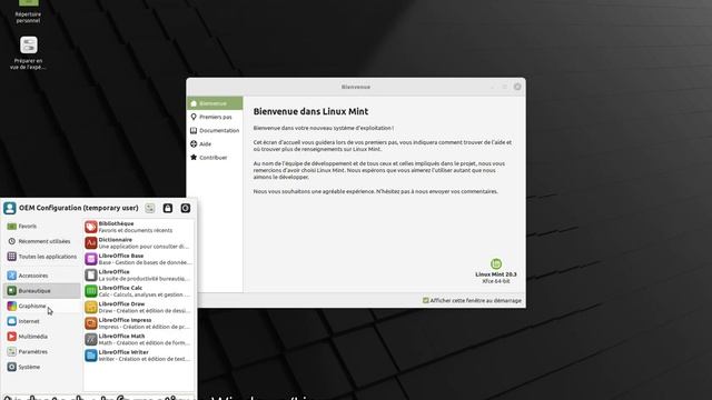 Préparons l'installation d'une Mint Xfce à la revente d'un pc tournant sous linux en OEM... смотреть онлайн