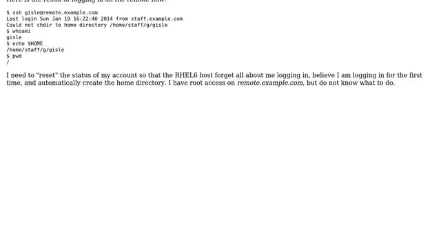 Unix & Linux: How do I reset RHEL6 to autocreate home directory upon login? смотреть онлайн
