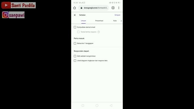CARA MUDAH BUAT GOOGLE FORM DI ANDROID (KOREKSI OTOMATIS) смотреть онлайн