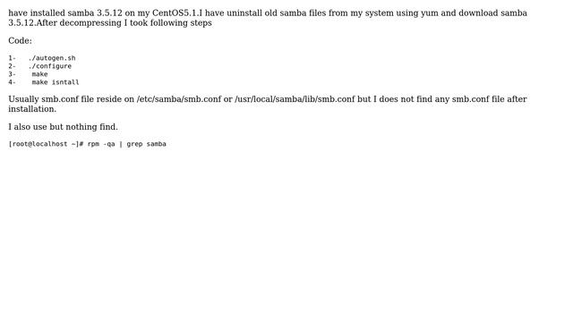 DevOps & SysAdmins: smb.conf file location after make install (2 Solutions!!) смотреть онлайн