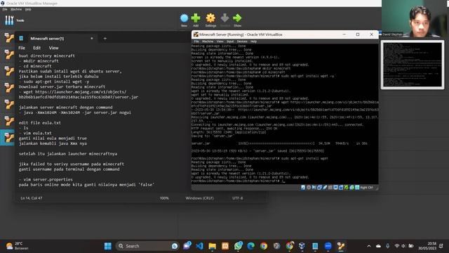 Cara Membuat Server Pada Minecraft dengan Linux Ubuntu-Tubes KSJ смотреть онлайн