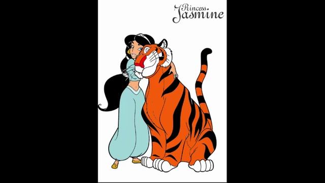 Disney Princess Jasmine Coloring For Kids - DeeDoOo World