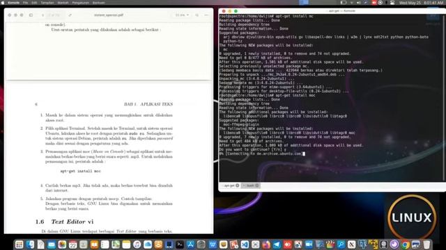 Aplikasi Berbasis Teks Pada Linux