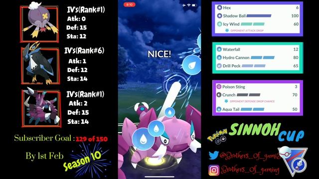 Tired of LEAD LOSS try this team out ft. Drapion(Monster Swap)||SinnohCup ||Season10||GoBattleLeagu смотреть онлайн