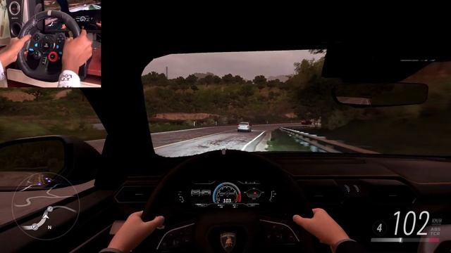 Lamborghini Urus | Realistic Sunset Driving | forza horizon 5 | Logitech G29 Gameplay смотреть онлайн