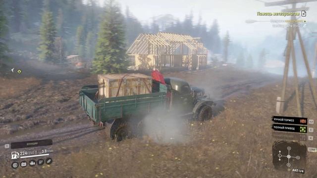 SnowRunner. Юкон. Подтопленные предгорья. Поручение "Помощь метеорологам" смотреть онлайн