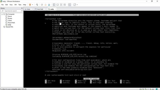 Konfigurasi Apache2, DEBIAN 8.6.4 смотреть онлайн
