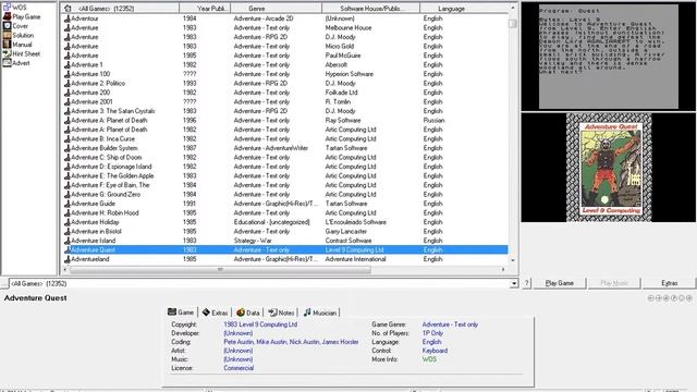 ZX Spectrum 12352 roms GameBase смотреть онлайн