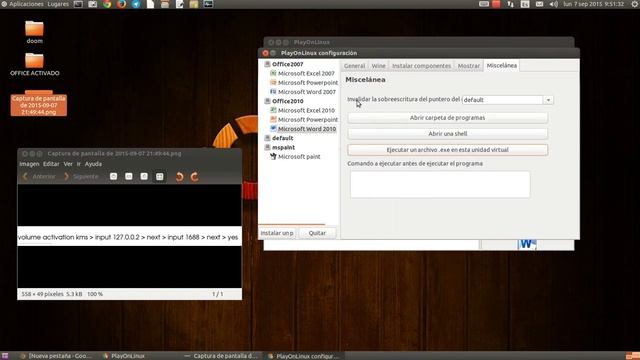 activar office 2010 en Ubuntu con PlayOnLinux/activate Office 2010 in Ubuntu PlayOnLinux смотреть онлайн