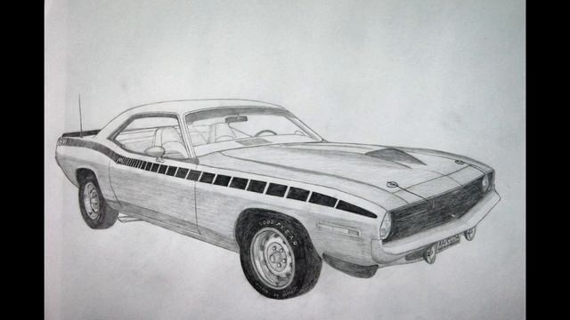 Plymouth cuda 1970 painting смотреть онлайн