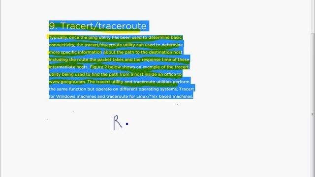 Tracert/Traceroute utility use in networking to check problem смотреть онлайн