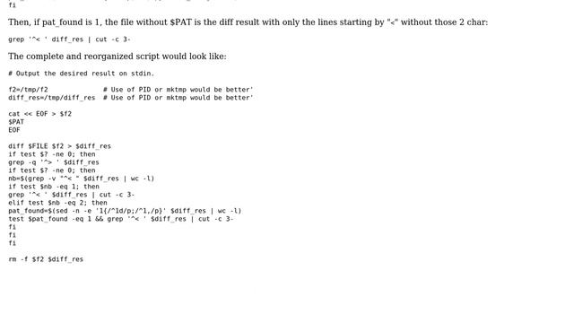Unix & Linux: Script matching literal pattern over multiple lines? (3 Solutions!!) смотреть онлайн