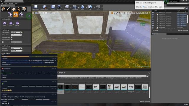 Unreal Engine 4 Decals and Roads Open World Building Part (Part 4) смотреть онлайн