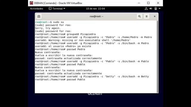 Creacion de Cuentas de usurios y grupos en Debian 11 смотреть онлайн