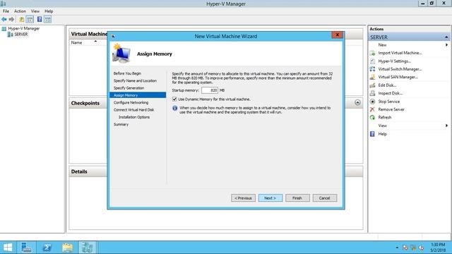 Configuration de Hyper V sous Windows Server 2012 r2 смотреть онлайн