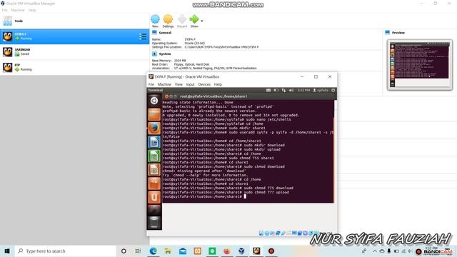 KONFIGURASI FTP PADA LINUX UBUNTU 12.04 смотреть онлайн