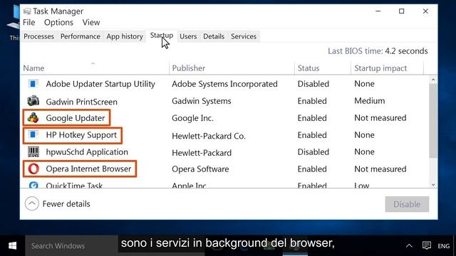 Ottimizzare le prestazioni del computer disabilitando le applicazioni di avvio su Windows 10 смотреть онлайн