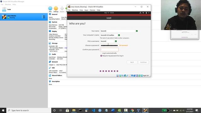 Cara menginstall OS Linux Ubuntu dengan Virtual Box || 2021 смотреть онлайн