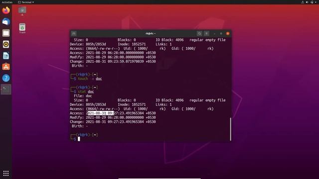 Learn Linux #5 - touch Command смотреть онлайн