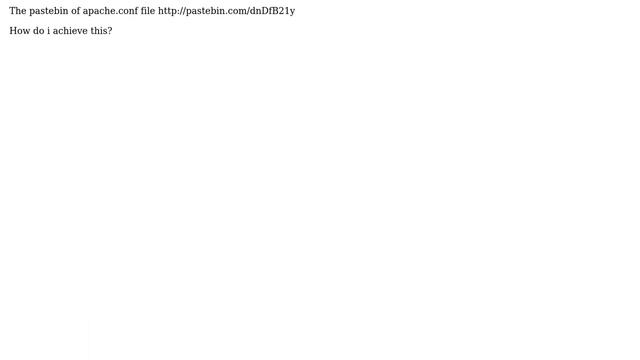 Unix & Linux: How to setup virtual hosts to point to two diffrent directories? смотреть онлайн