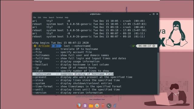ID - LAST - UPTIME | Fermanên Dawînokê (Terminal) | Perwerdeya Linux Bi Kurdî смотреть онлайн