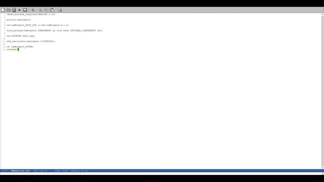 Simple CMakeLists Txt File For Compiling WxWidgets With Gcc In Windows