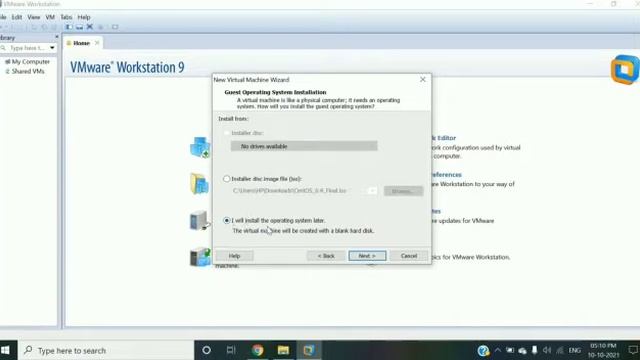 Installation Of CentOS Operating System Using VMWare Work Station смотреть онлайн