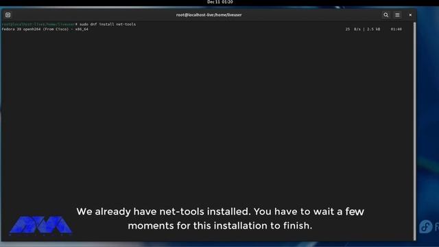 Tutorial Install And Run Netstat On Fedora смотреть онлайн
