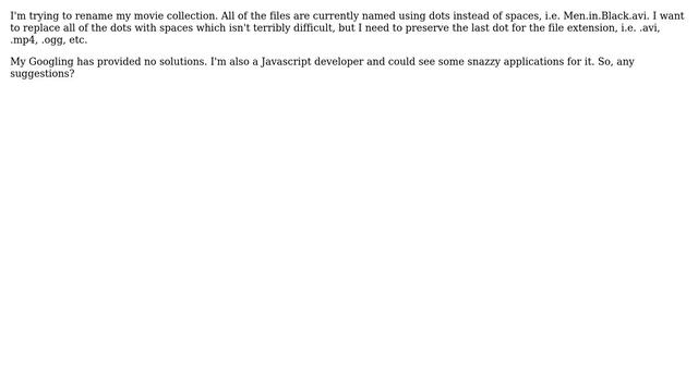 Ubuntu: Trying to do a batch rename, can't figure out the proper RegEx смотреть онлайн