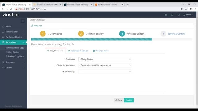 Copy Backups to different locations with Vinchin Backup & Recovery смотреть онлайн