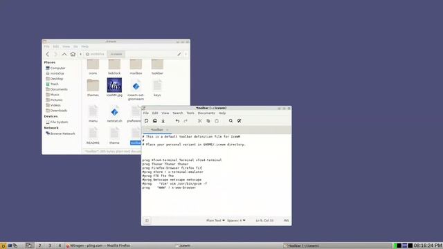XFCE Mint on iceWM |theming and customization. complete makover. смотреть онлайн