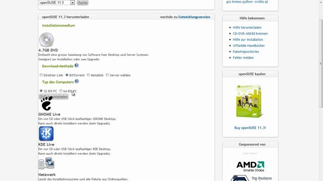 openSUSE Startguide #1 - Download смотреть онлайн