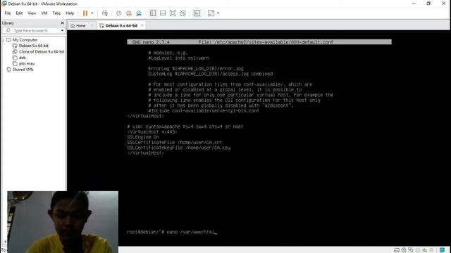 Konfigurasi web server debian 9 смотреть онлайн