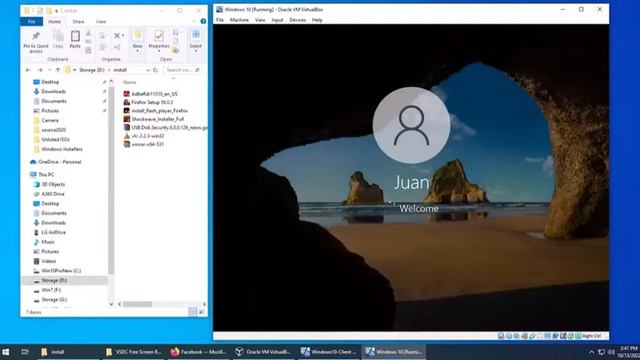 How to Share Local Folder or Files in Virtual Box Windows 10. смотреть онлайн