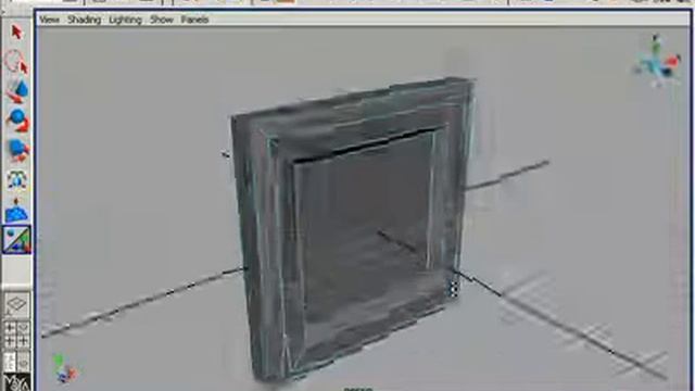 How to create simple window with Maya architectural tools смотреть онлайн