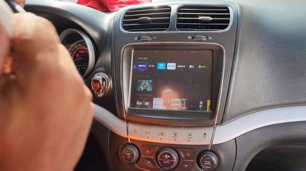 Desbloqueio Uconnect Android TV Dodge Journey Menu SRT Atualização de GPS