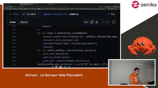 Rust Lyon Meetup #6 - Atrium, Le Serveur Web Polyvalent смотреть онлайн