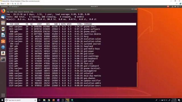 Linux for Beginners: Using Top to manage/monitor processes смотреть онлайн