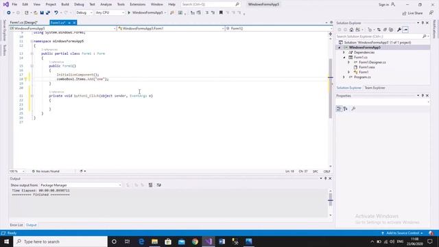 How to display value in label from combo box in c# visual studio смотреть онлайн