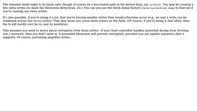 Unix & Linux: Is it dangerous to remount a partition rw/ro frequently? (3 Solutions!!) смотреть онлайн