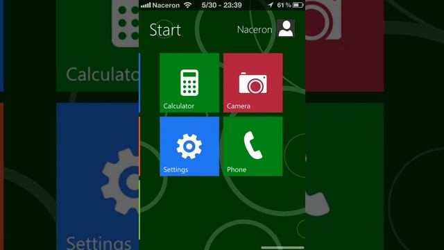 Windows 8 on iPhone 4 смотреть онлайн
