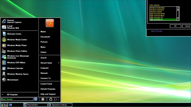 Windows Vista Start Menu Themes смотреть онлайн