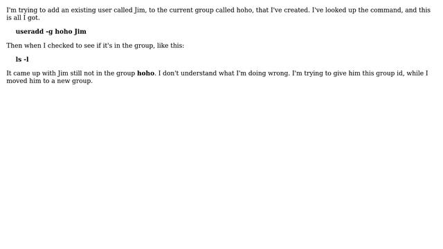 How to add existing user to an existing group in centos 7? смотреть онлайн