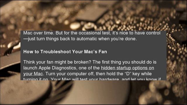 How to Monitor and Control Your Mac’s Fans смотреть онлайн