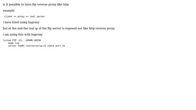 DevOps & SysAdmins: ftp reverse proxy using haproxy смотреть онлайн