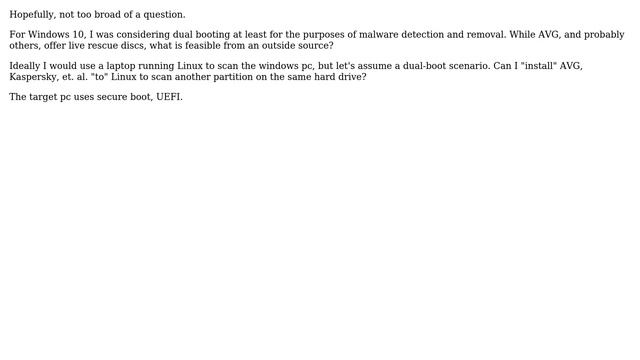 Unix & Linux: How do I scan the windows partition for malware? смотреть онлайн