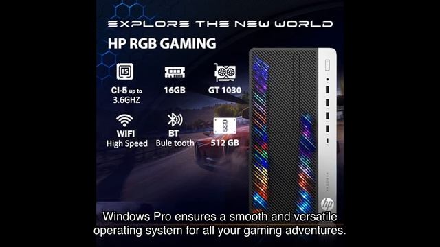 Hp rgb gaming desktop computer review: smooth performance for gamers & streamers смотреть онлайн